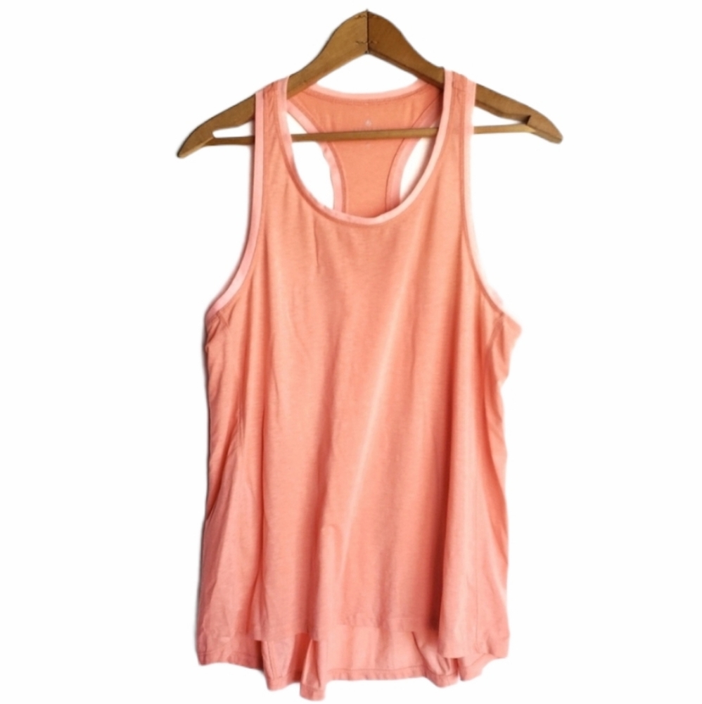 Athleta Peach Racerback Tank Top